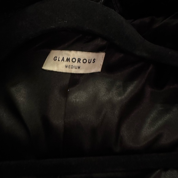 Glamorous Black Satin Lined Jacket - Picture 7 of 7